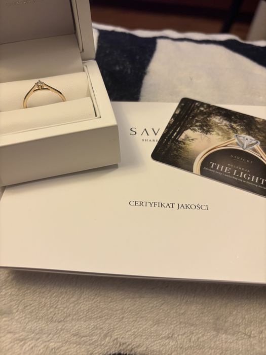 Pierścionek zaręczynowy Savicki The Light