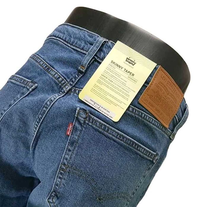 Męskie jeansy Levi's - Skinny Taper W36/L32 Levis oryg. nowe - 309 zł.