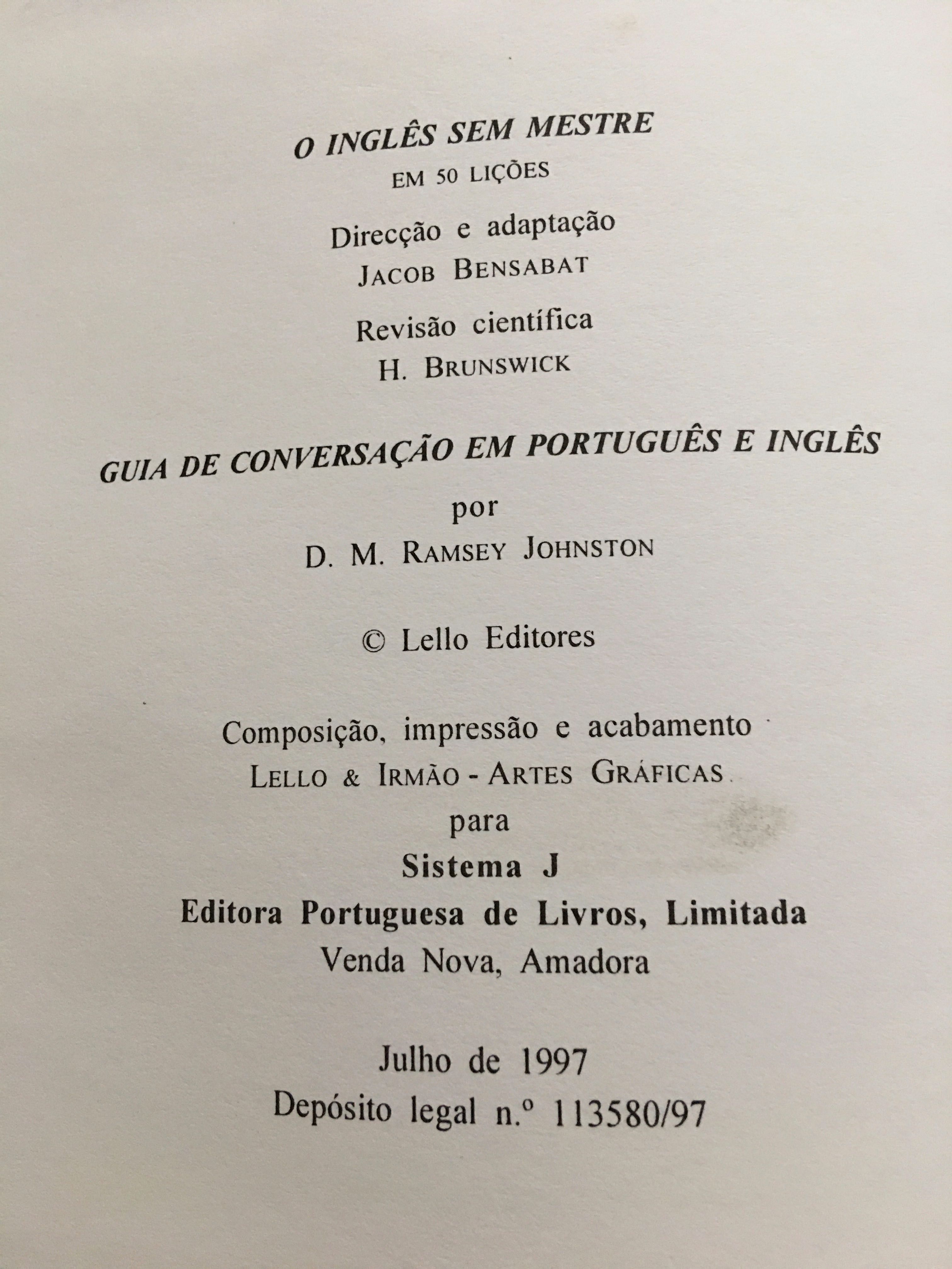Novo Dicionário Lello Editores 5 Volumes: Guia / Port-Ing / Ing-Port