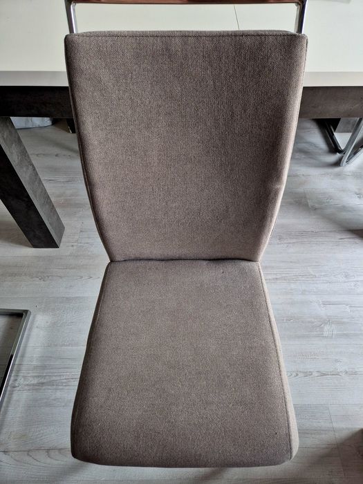 Stół biały połysk z krzesłami