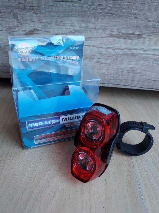 Tylna lampka rowerowa, mocna , oświetlenie LED na rower