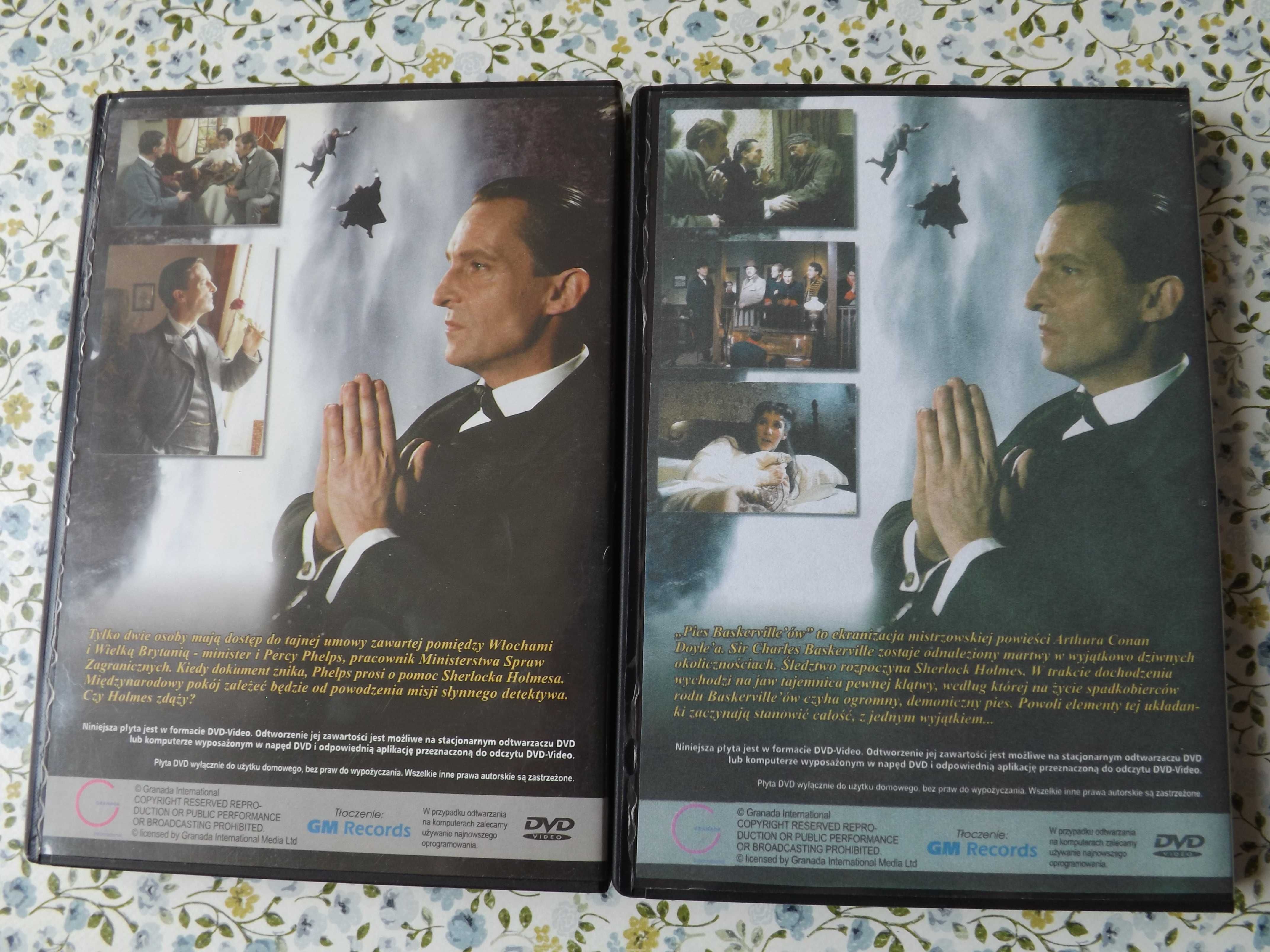 Pies Baskervilleów Traktat morski Sherlock Holmes film dvd