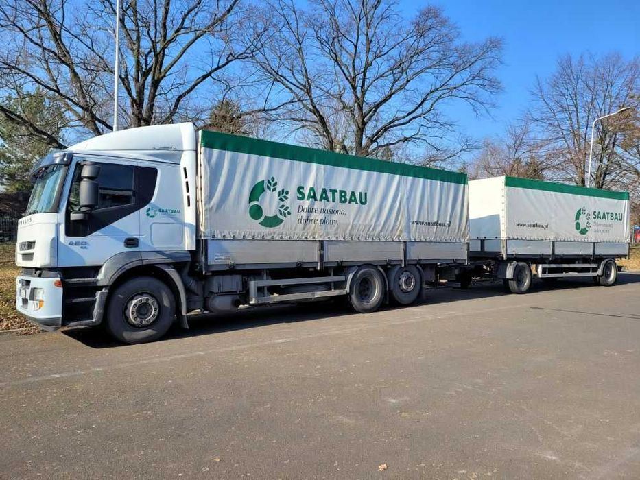 Iveco STRALIS + przyczepa GNIOTPOL /580 711 km / 1 właściciel