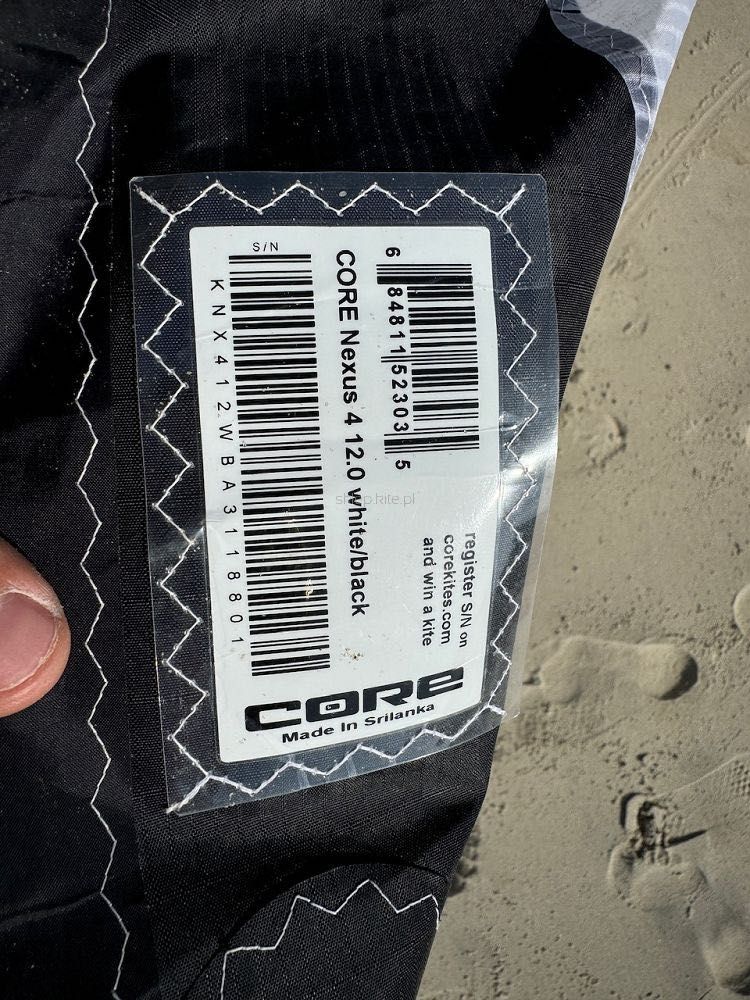 Core Nexus 4 - 12m Latawiec używany na gwarancji
