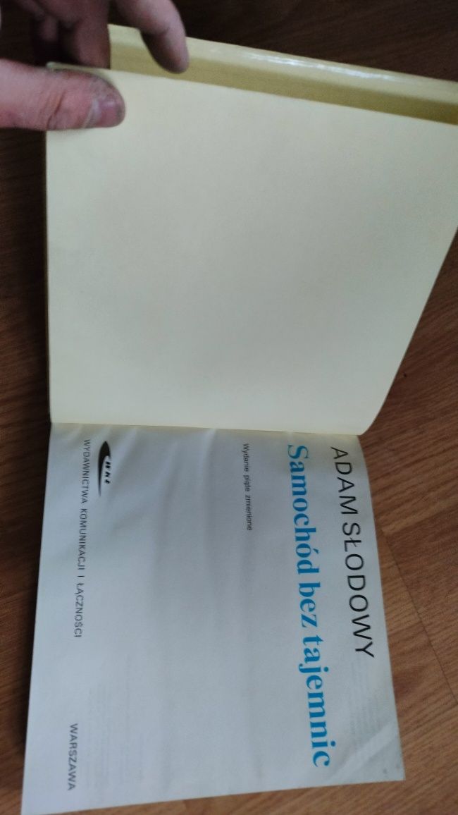 Książka Samochód bez tajemnic Adam Słodowy