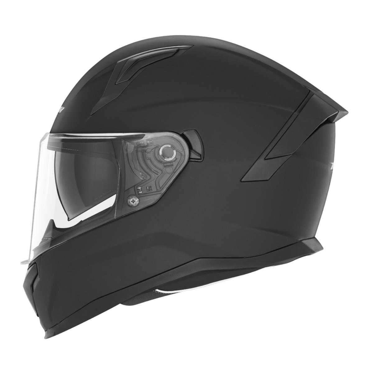 Kask motocyklowy na motor,ścigacz skuter z blendą, spojler Nox N401