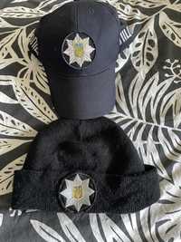 Продаю шапку и кепку полиция, ремень тактический черный.