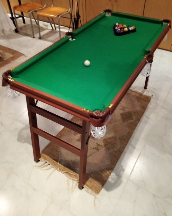 Mesa de bilhar 138x67x79.5