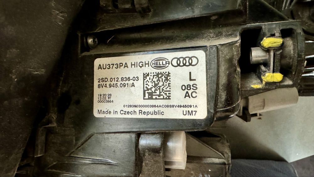 Lampy tył LED Audi A3 SPORTBACK Lift USA