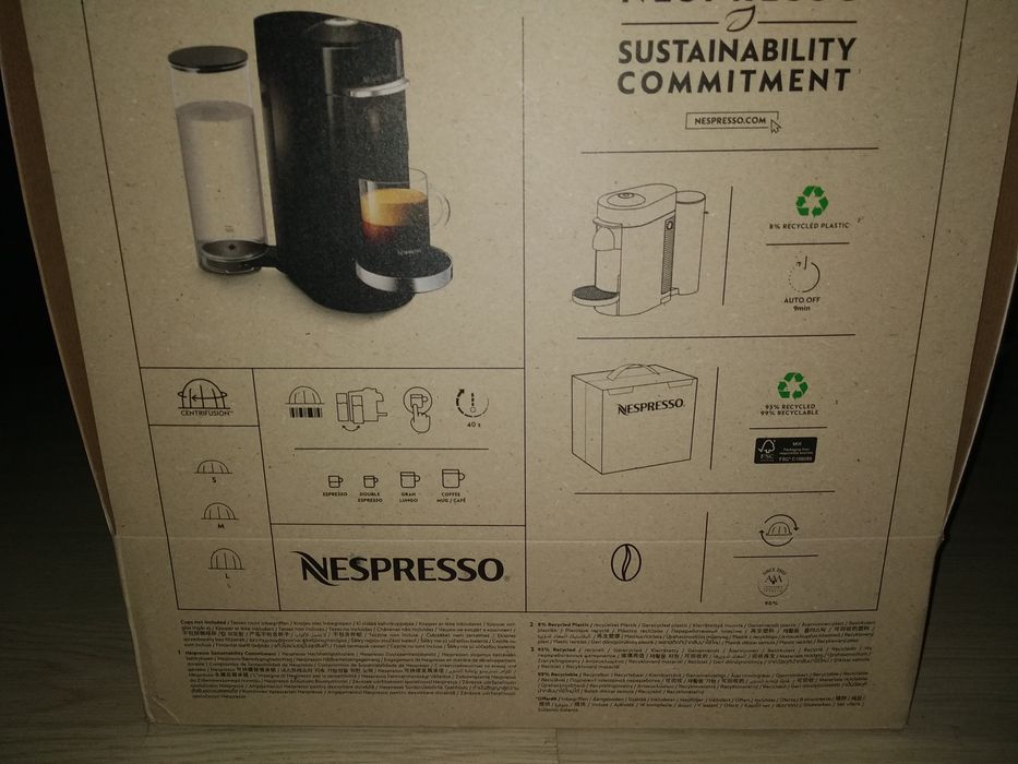 Nespresso vertuo plus deluxe Titanium