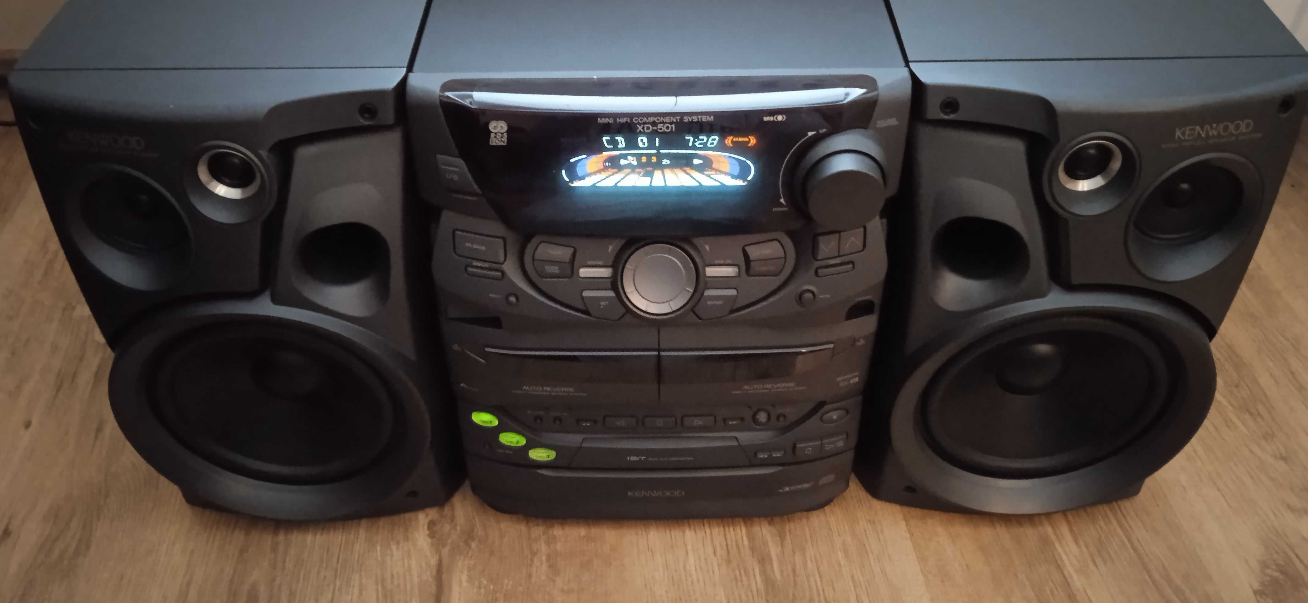 Zestaw audio HI-FI Wieża KENWOOD XD-501