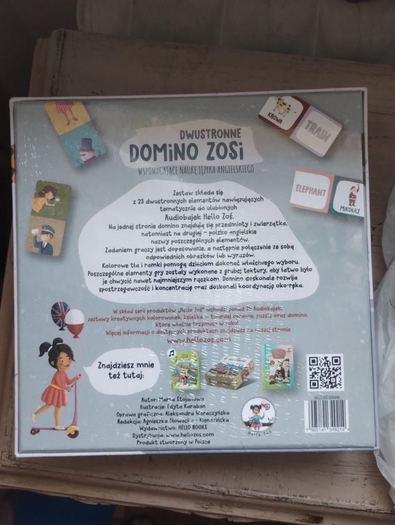 Dwustronne Domino Zosi nowe