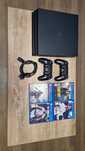 PlayStation 4 pro 1TB + 2 pady DualShock 4 + gry Konsola PS4 Pro