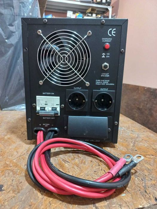 Мощный ИБП для дома, квартиры LPY-B-PSW-6000VA+ (4200Вт) 10A/20A