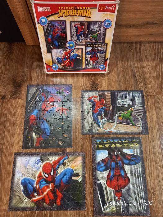 Puzzle Spider-Man 4w1 kompletne od trefl