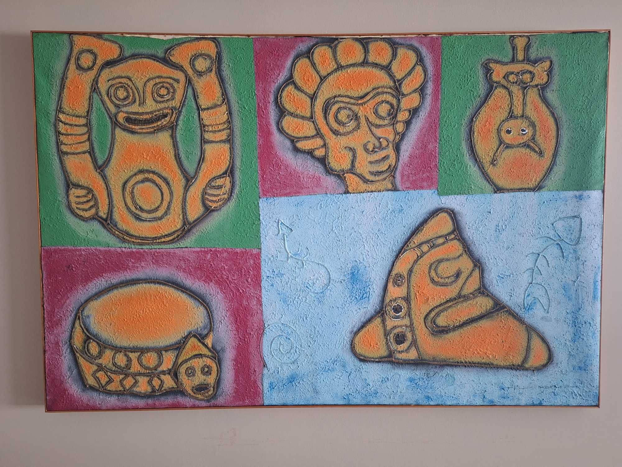 Tela em acrílico 150 x 100