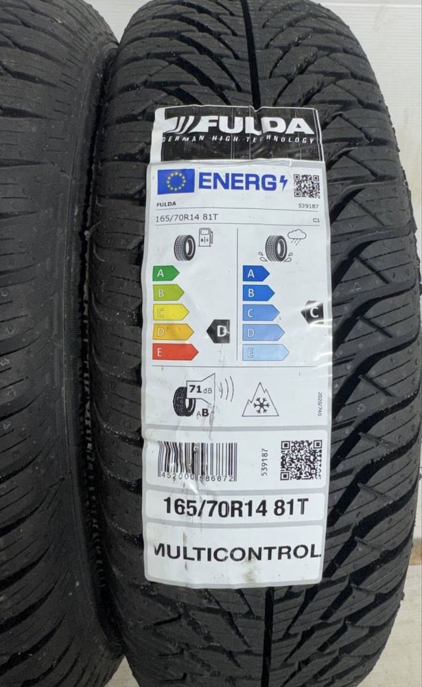 2x 165/70r14 Fulda Multicontrol 81T 2024