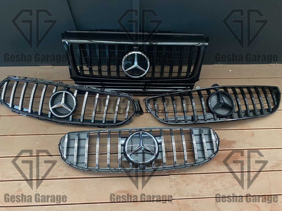 Нові решітки решітка радіатора мерседес w204w205c207wx156w166w906w907