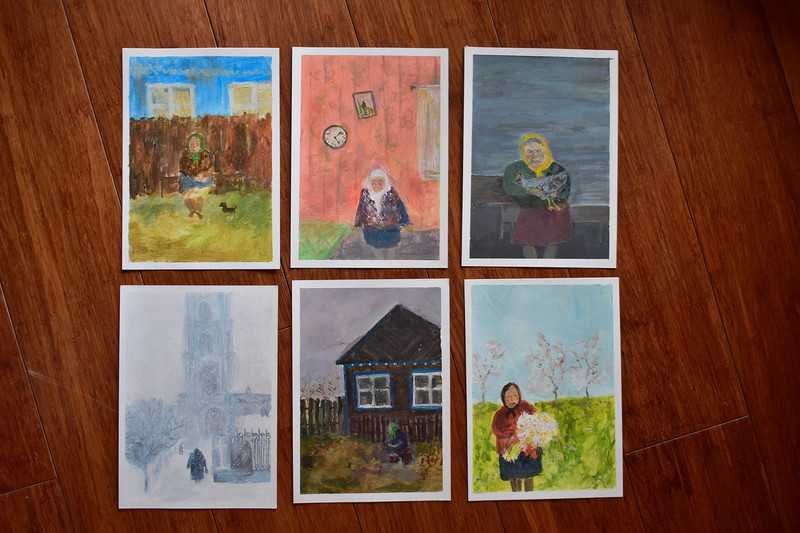 Zestaw rysunków w formacie A5