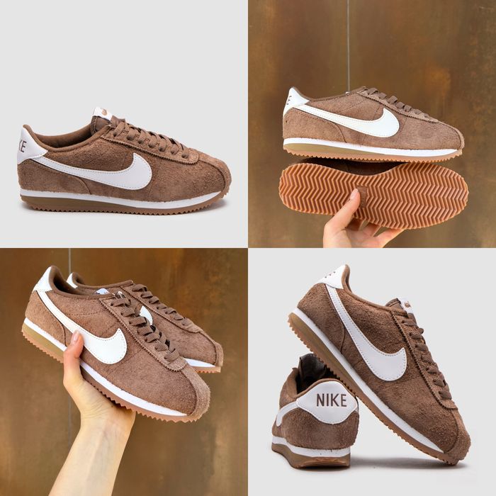 SALE‼️ Жіночі кросівки Nike Cortez Brown Suede найк кортез