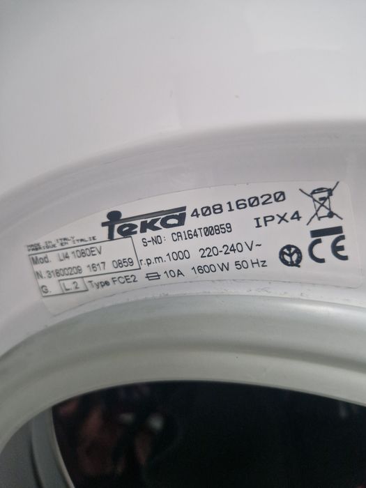 Máquina de Lavar Roupa Teka LI4 1080EV
