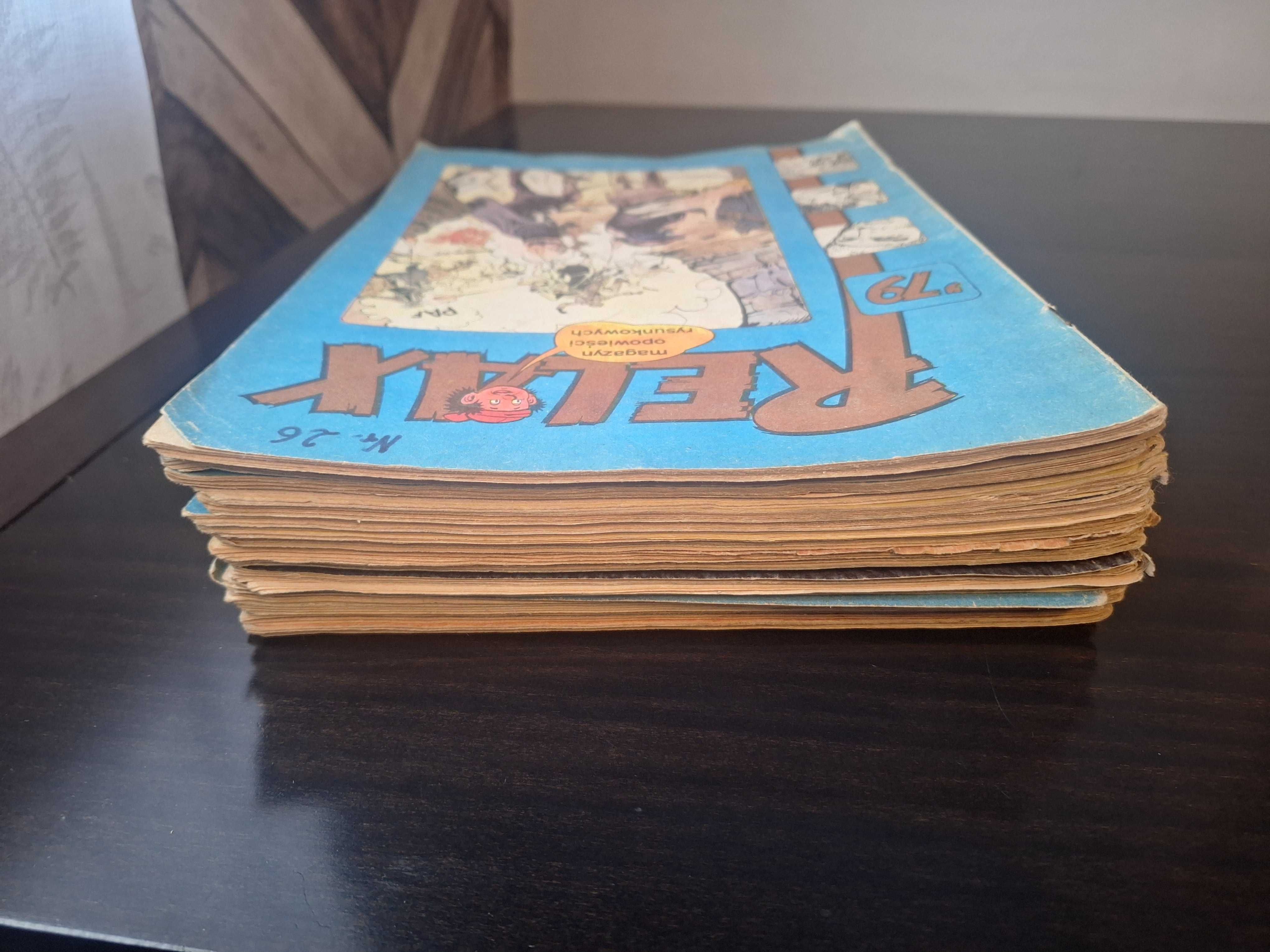 Komiksy Relax zestaw lata 70-80  18 zeszytów.