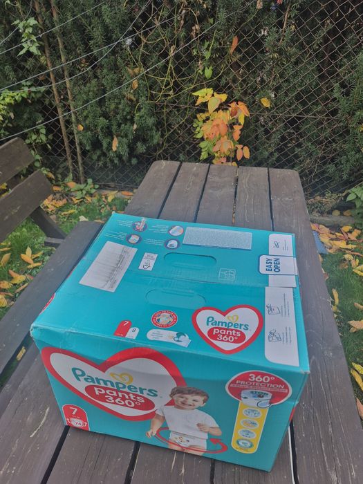 Pampers pants 360 pieluchomajtki rozmiar 7 mega paka 74 szt 17+ kg