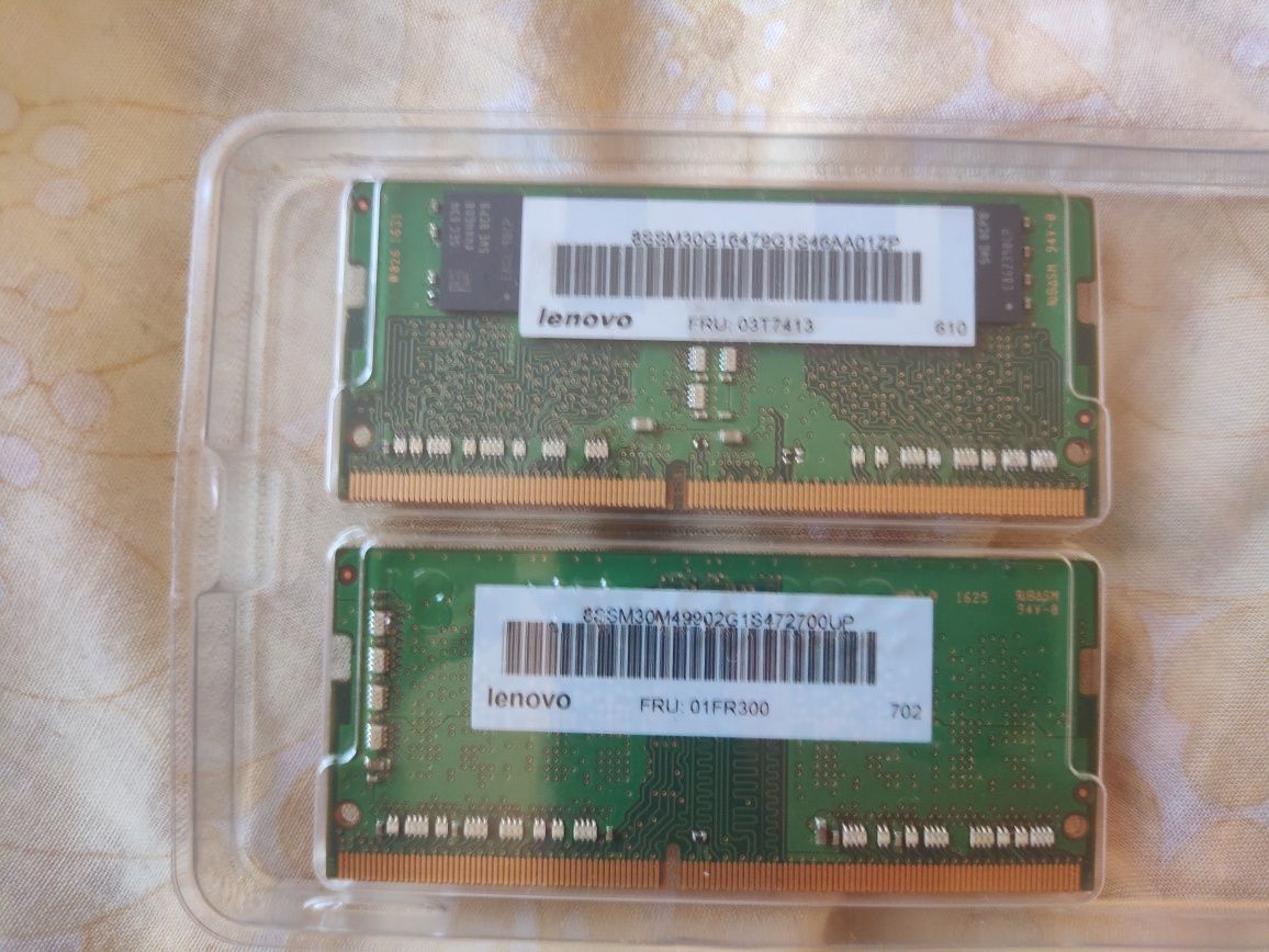 Pamięć RAM do laptopa DDR4 2x4Gb łącznie 8 GB ram