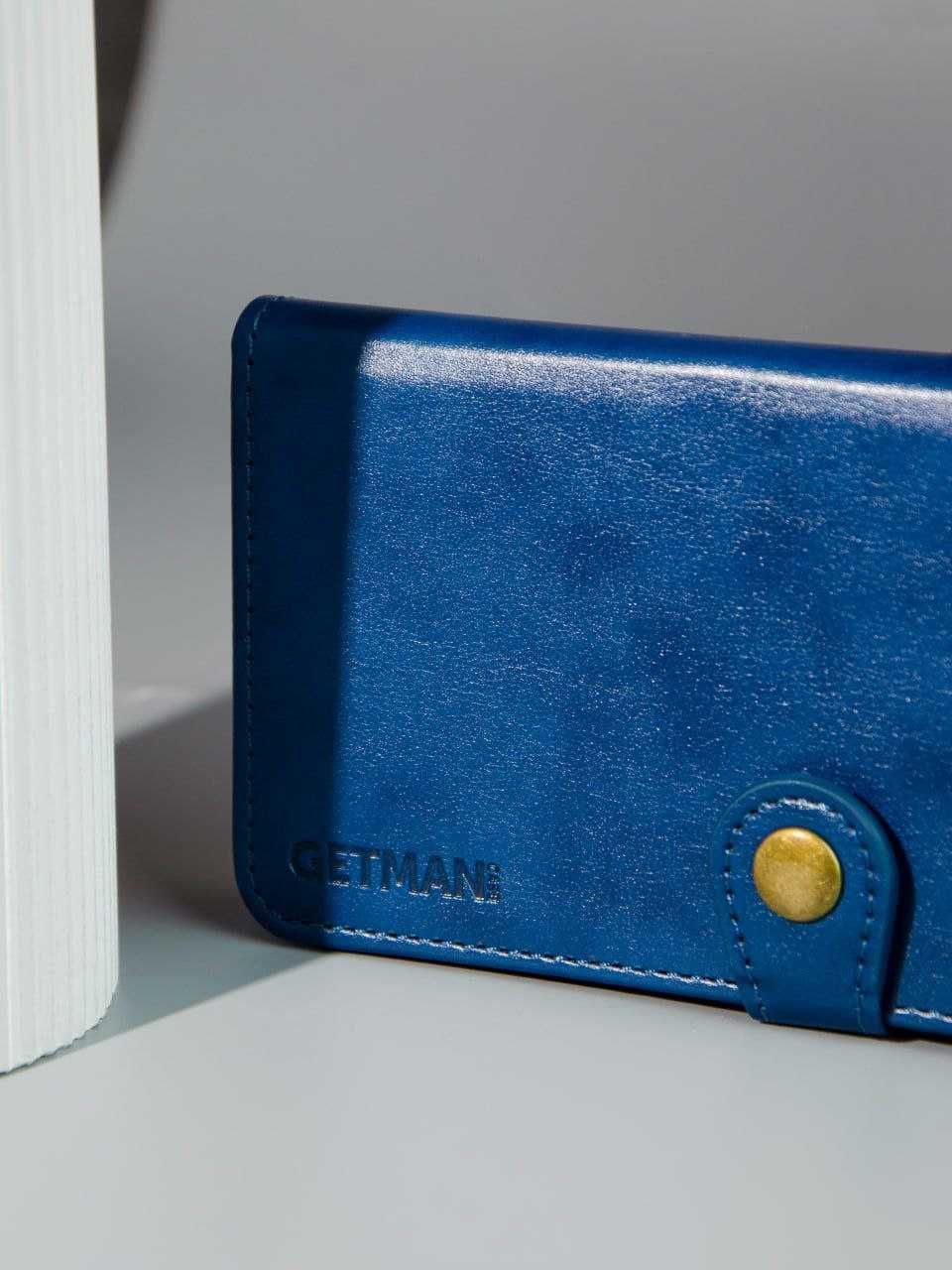 Шкіряний чохол книжка GETMAN кожаный чехол книжка Samsung Galaxy M34