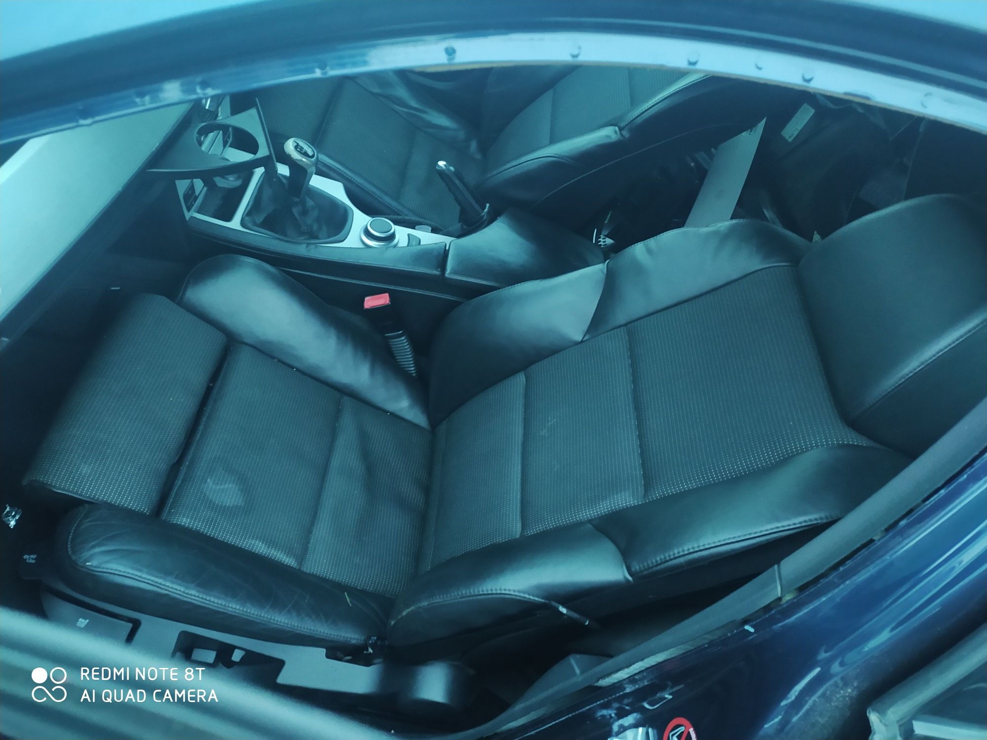Fotele siedzenia przód tył bmw e60 sedan pół skóra grzane