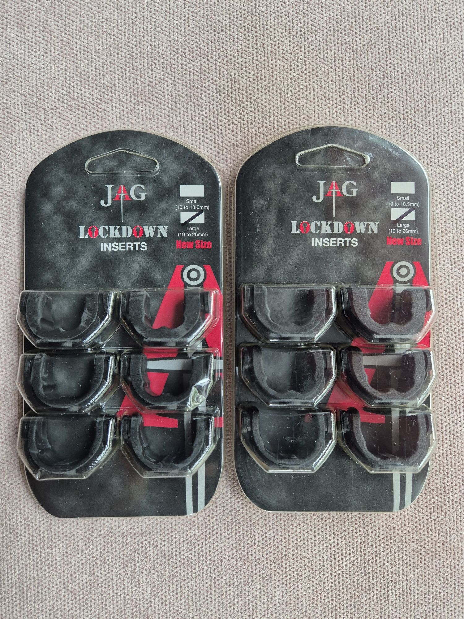 JAG rod grip insert Czarne Large