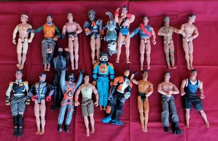 Bonecos da coleção Action Men, 17 unidades