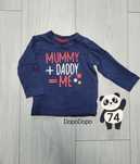 Bluzka z długim rękawem Mummy + Daddy = MR 74