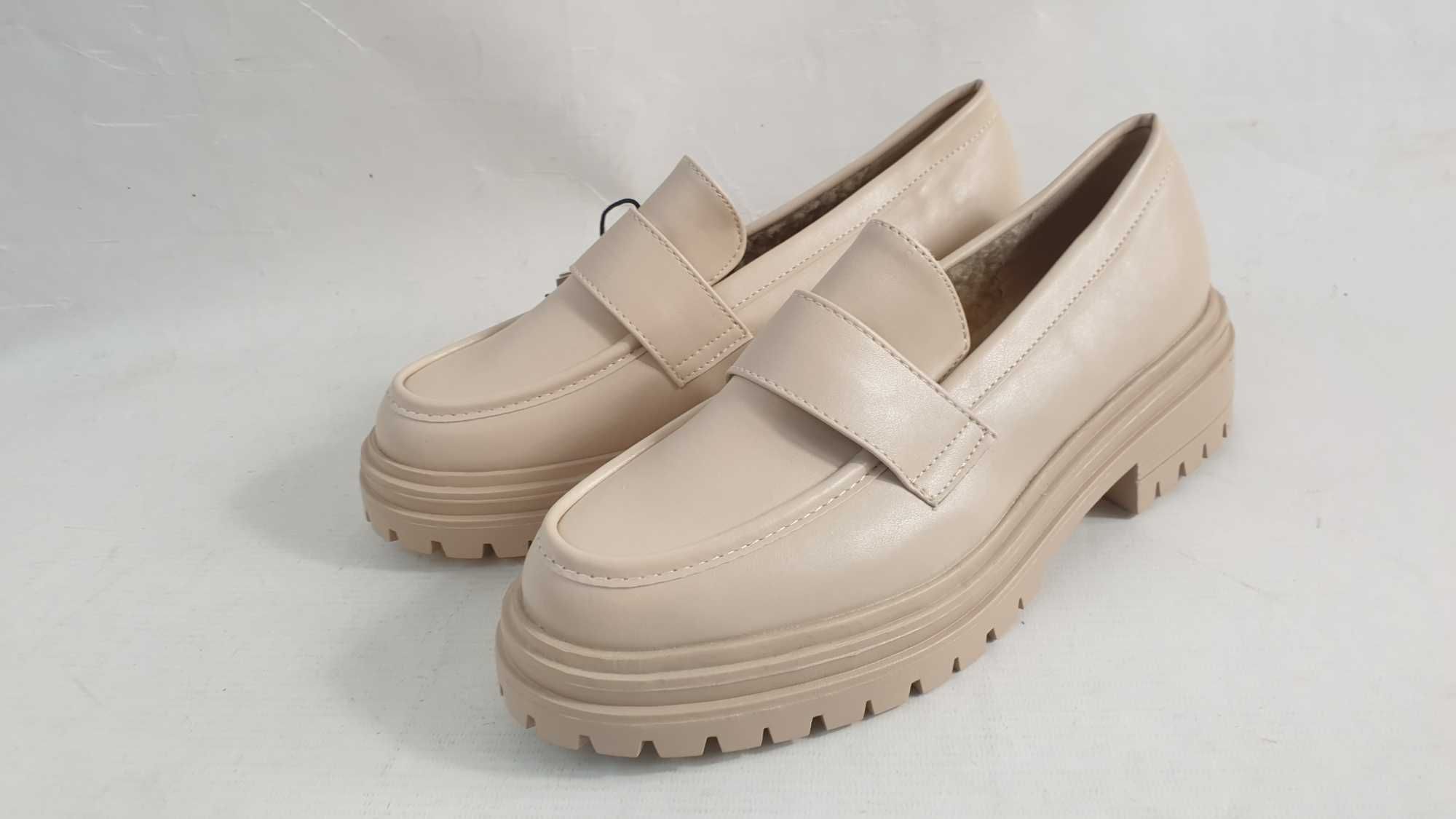 Jenny Fairy Loafersy WS5195-43 Beżowy rozmiar  38