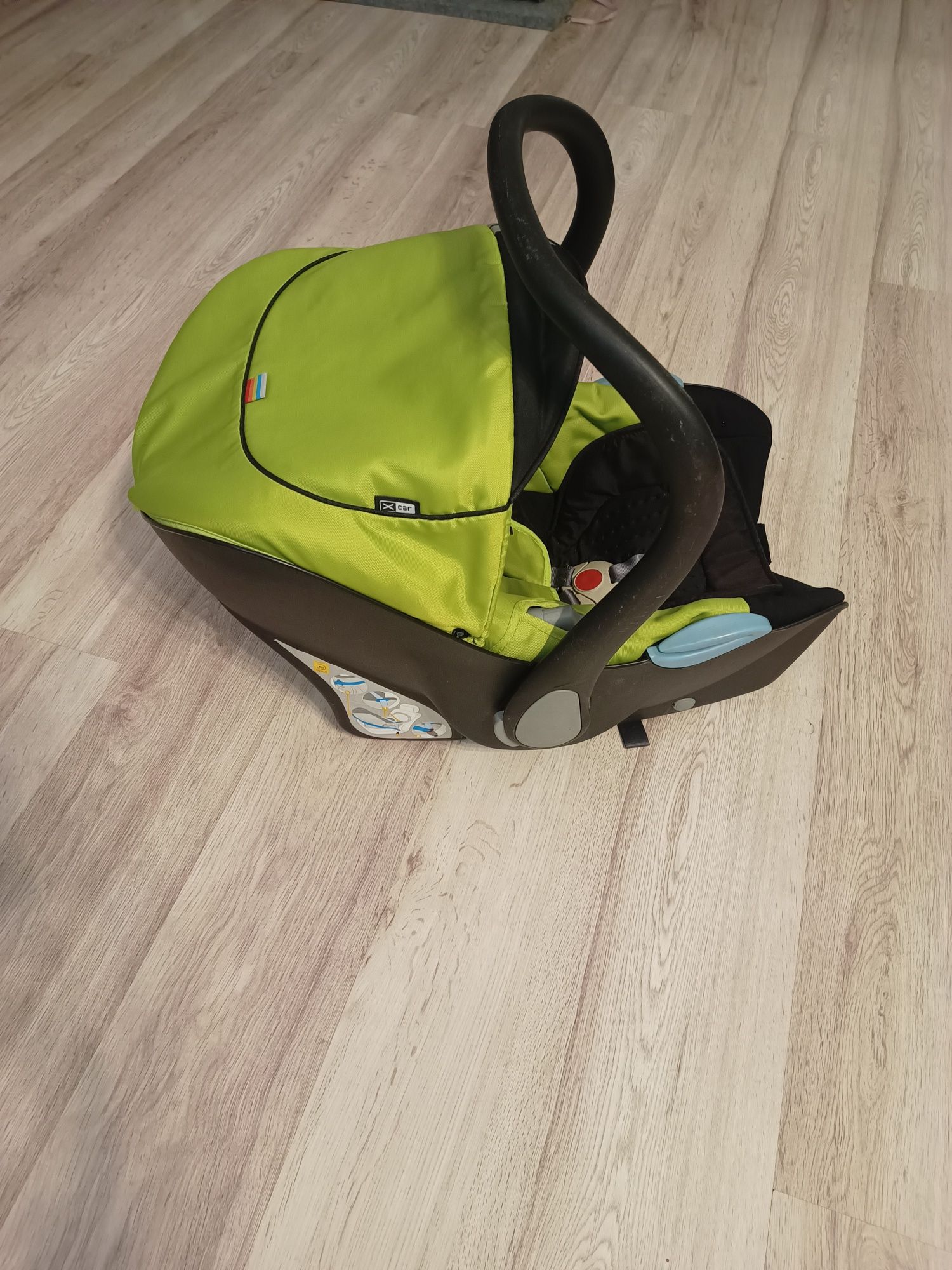 Fotelik X-Lander x-car belleli zielony 0-13kg