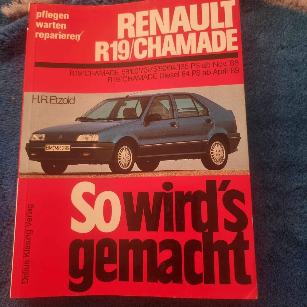 Sam naprawiam instrukcja obsługi Renault R19/Chamade