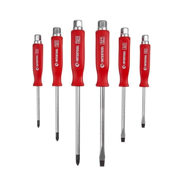 Набір ударних викруток 6 од. INTERTOOL HT-0403