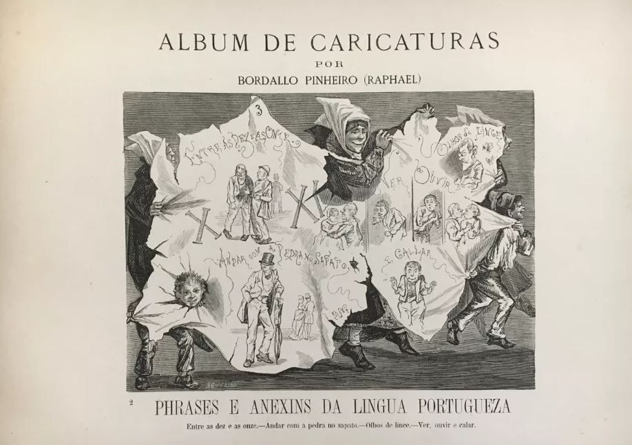 Album de caricaturas - Raphael Bordallo Pinheiro [RARIDADE]
