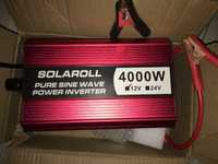 Новий Інвертор Solaroll DC 12v-AC 220v 4000w з чистим синусном