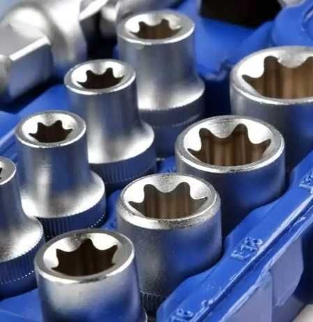 Міцний набір інструментів zhongxin 108 шт — хром-ванадієва сталь