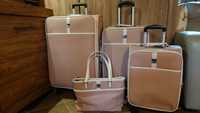 Walizka walizki zestaw walizek Guess torebka bisbee travel rose