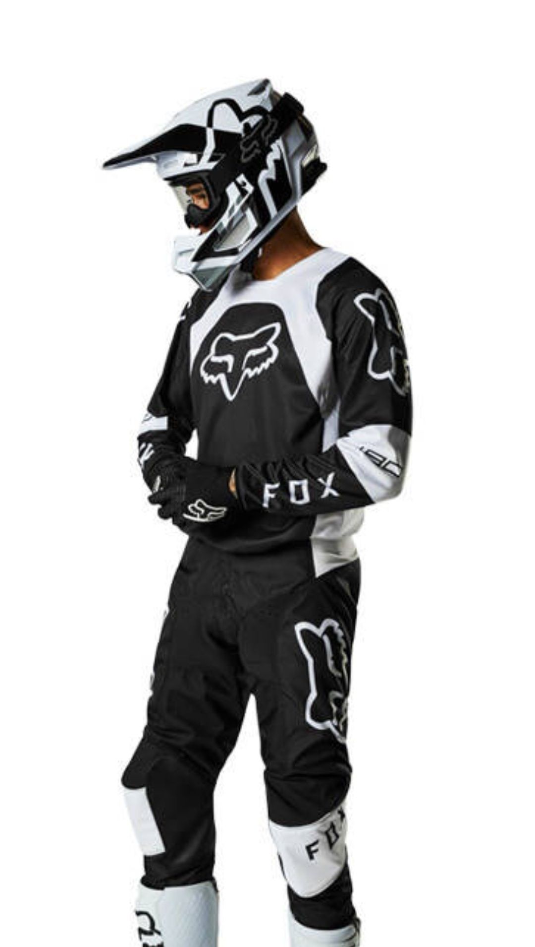Spodnie fox + bluza rowerowa mtb cross enduro quad offroad motocross