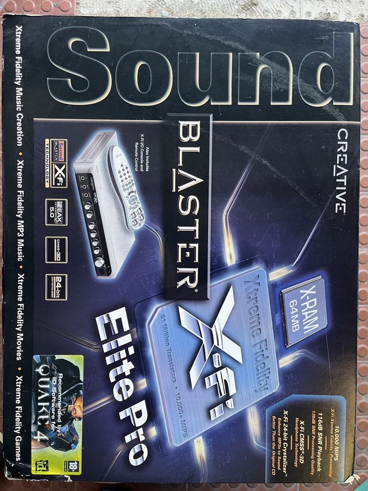 Placa de Som Sound Blaster X-Fi Elite Pro