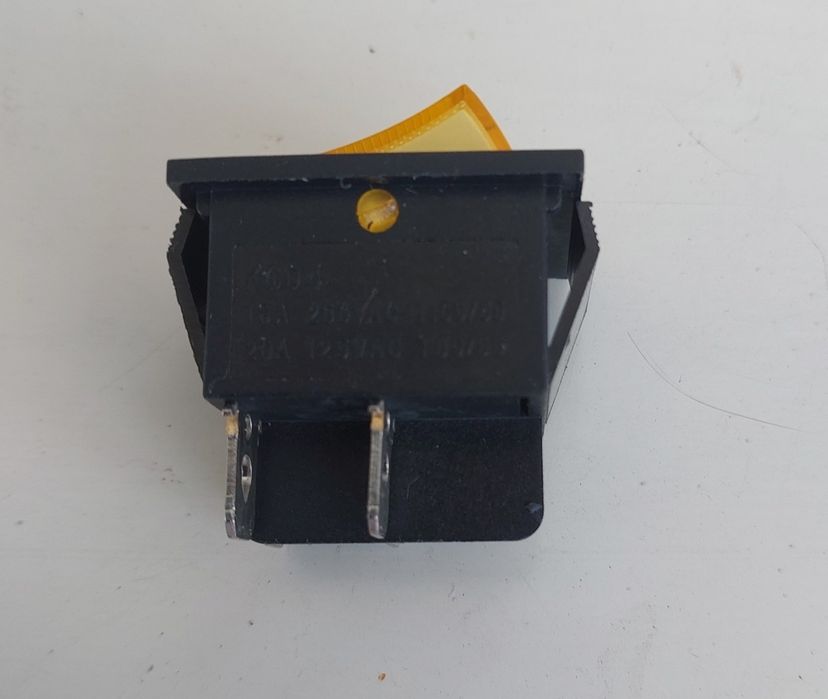 Wyłącznik Przełącznik Kołyskowy Podświetlany Prostokątny 230V KCD4