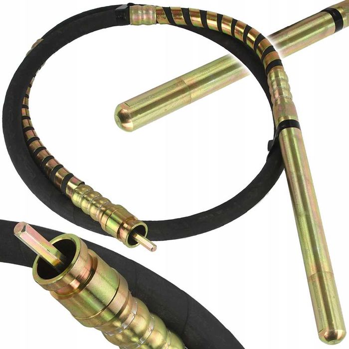 Wąż do Wibratora 3m 38mm Buława Wałek do Betonu Mar-Pol M79533
