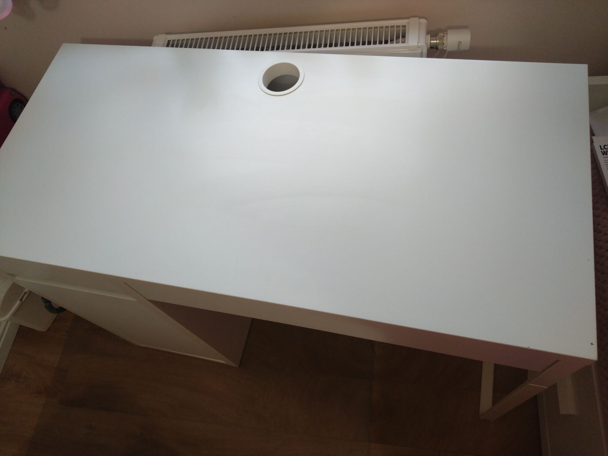 Biurko Ikea Mickey białe wymiary 105x50