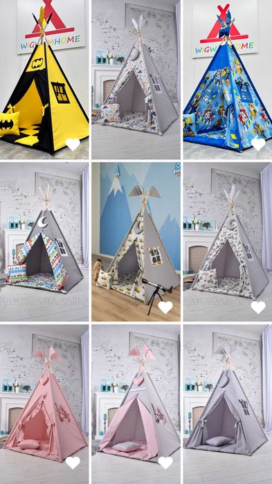 Дитячий вігвам | 35 дизайнів | Відправка сьогодні | Магазин в Києві
