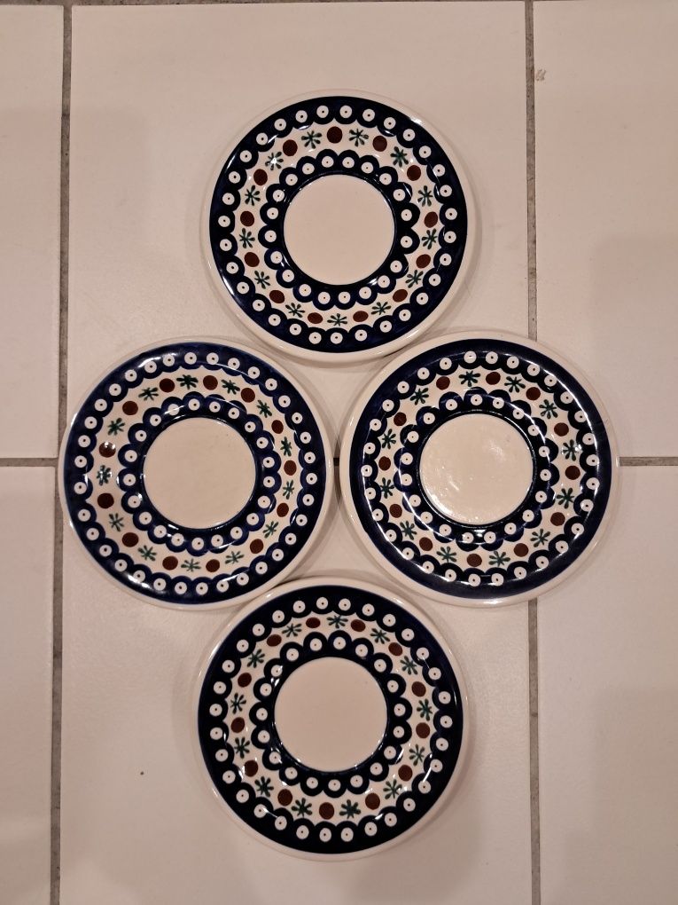 4 ceramiczne talerze