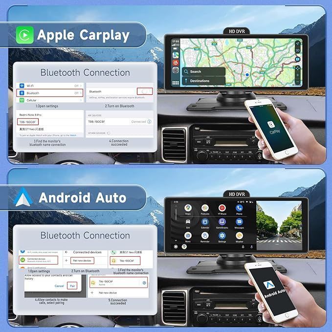 Oiliehu A3534 4K Carplay Android Auto – Kamery
