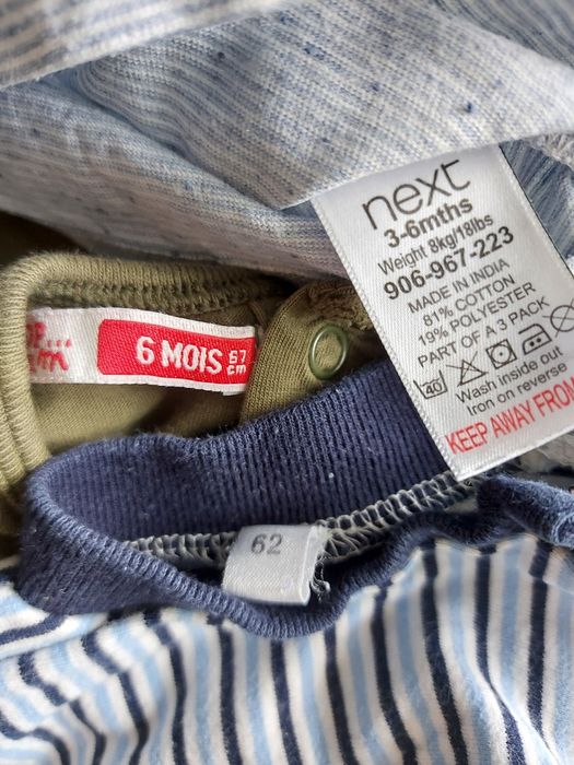 Zestaw bluzki 2 szt + 2 gratis  rozmiar 68